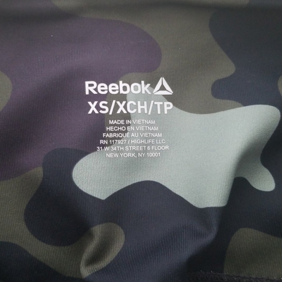 Reebok Camo Active Leggings Size XS - Picture 9 of 9